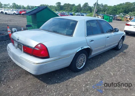 2000 Mercury Grand Marquis Gs from USA, damaged, VIN 2MEFM74W2YX7FFIJD